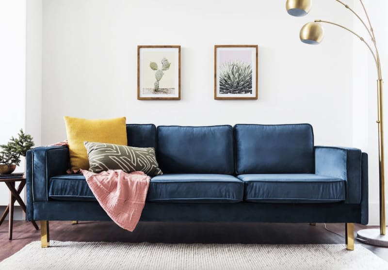 Lexington Velvet Sofa