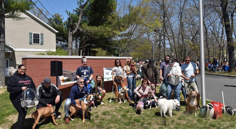 Monmouth County SPCA's annual Dog Walk & Pet Fair takes place across from the shelter at 11 a.m. Saturday at Leon Smock 80 Acre Park in Eatontown. An image from the 2022 event is shown above.