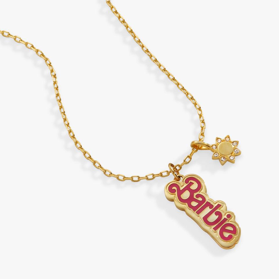 <p><a href="https://go.redirectingat.com?id=74968X1596630&url=https%3A%2F%2Fwww.alexandani.com%2Fproducts%2Fbarbie-movie-barbie-duo-adjustable-necklace&sref=https%3A%2F%2Fwww.cosmopolitan.com%2Fentertainment%2Fmovies%2Fg43739019%2Fbarbie-movie-merch%2F" rel="nofollow noopener" target="_blank" data-ylk="slk:Shop Now;elm:context_link;itc:0;sec:content-canvas" class="link ">Shop Now</a></p><p>Barbie the Movie Necklace</p><p>$45.00</p><p>alexandani.com</p><span class="copyright">Alex + Ani</span>