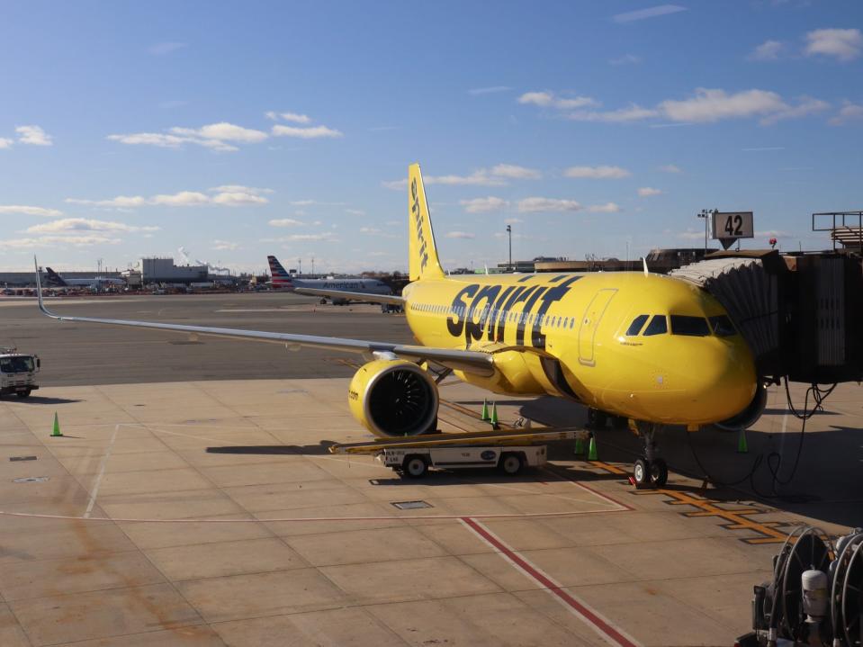 Spirit Airlines Newark-Boston Inaugural Flight