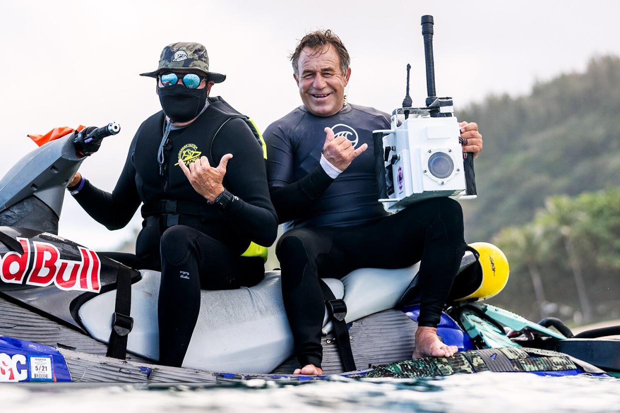 PIPELINE, HI - DECEMBER 20: Water camera providing an amazing view of the action during the Billabong Pipe Masters Presented by Hyro Flask on December 20, 2020 in Oahu, Hawaii. (Photo by Brent Bielmann/World Surf League via Getty Images)