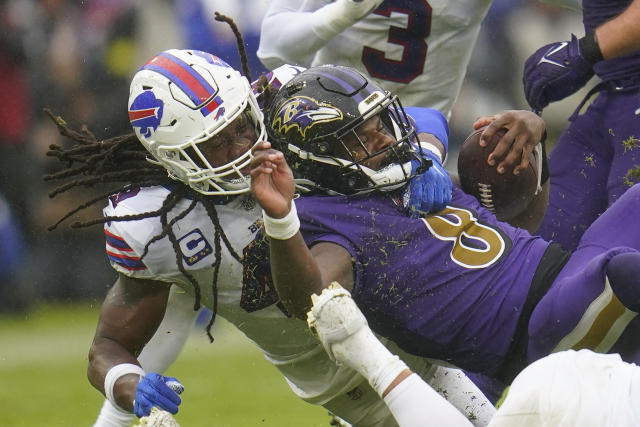 Ravens' fourth-down gamble backfires as Bills win on final play, NFL