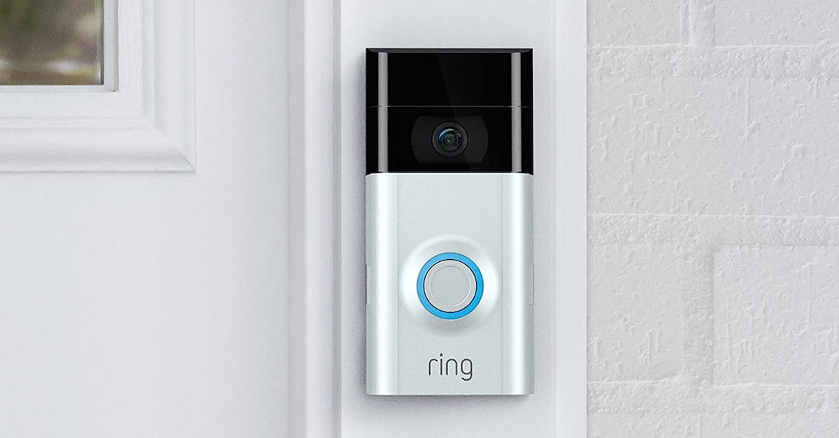 The Ring Video Doorbell 2 gives you ultimate peace of mind at an unbeatable price. (Photo: Amazon)