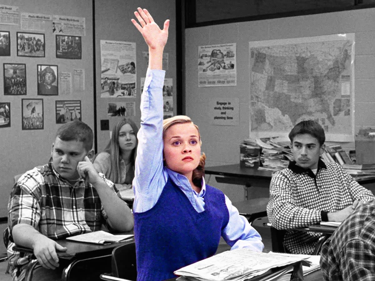 Pick Flick: Reese Witherspoon in the 1999 film adaptation of Tom Perrotta’s ‘Election’ (Paramount Pictures/MTV Films)