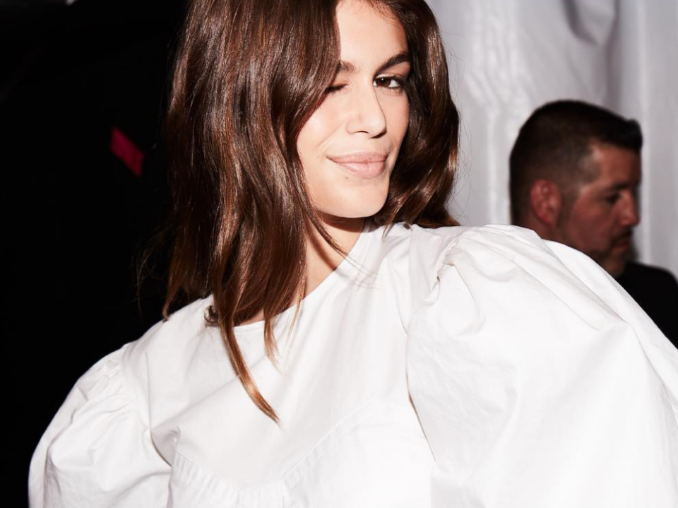 <p>We see you Kaia Gerber *wink*. <em>[Photo: Isabel Marant/ Instagram]</em> </p>