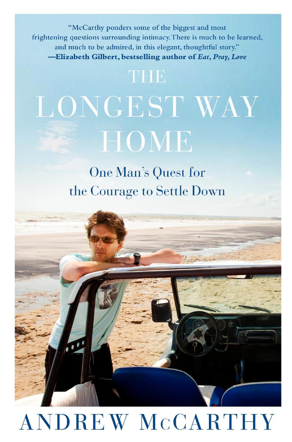 This undated image released by Free Press shows "The Longest Way Home: One Man's Quest for the Courage to Settle Down," by Andrew McCarthy. Pauline Frommer, creator of Pauline Frommer Guidebooks,says “The Longest Way Home” has “the same wary, watchful charm” that McCarthy displays as an actor. McCarthy made his name in Brat Pack movies like “St. Elmo's Fire” and “Pretty in Pink.”(AP Photo/Free Press)