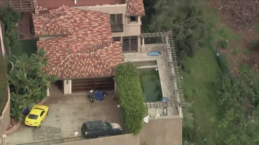 Squatters have turned an unoccupied Beverly Crest mansion into a wild party house, disrupting neighbors while telling police they have a legitimate lease on the property. (KTLA)