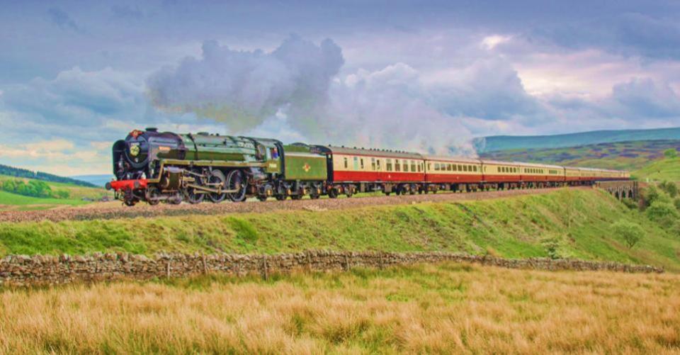 News Shopper: The train's carriages will be pulled by the Britannia 70000, a 7-engine locomotive first built in 1951.