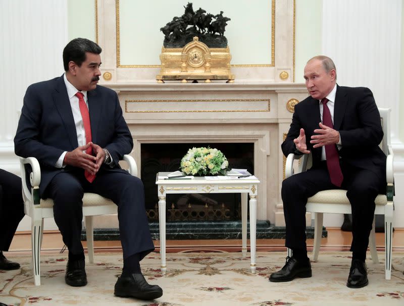 FILE PHOTO: Venezuelan President Nicolas Maduro visits Moscow
