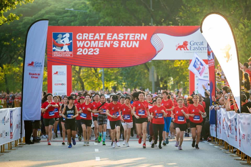 The 17th edition of the Great Eastern Women's Run welcomed over 9,000 participants and raised $260,000 for charity. (PHOTO: Great Eastern Women's Run)