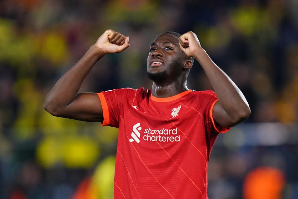 Liverpool defender Ibrahima Konate is relishing a return to his home city of Paris for the Champions League final (Adam Davy/PA) (PA Wire)