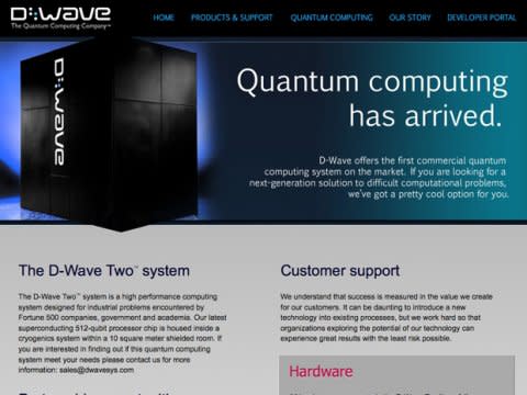 d wave quantum computing