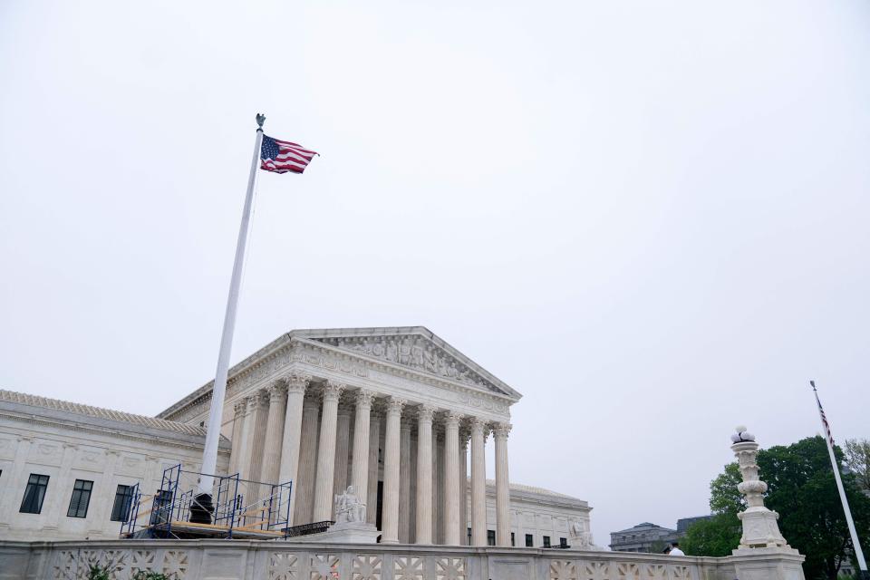 The US Supreme Court in Washington, DC, on May 3, 2022.