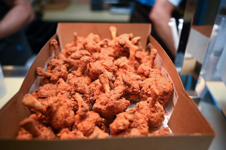 Love Love Chicken is the go-to spot for fried chicken at the 2024 BNP Paribas Open.