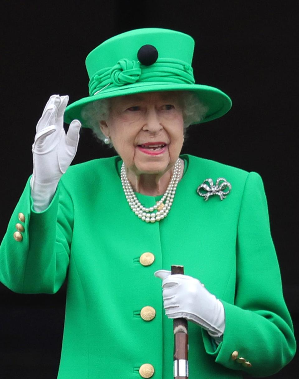 The Queen on the balcony of Buckingham Palace (Chris Jackson/PA) (PA Wire)