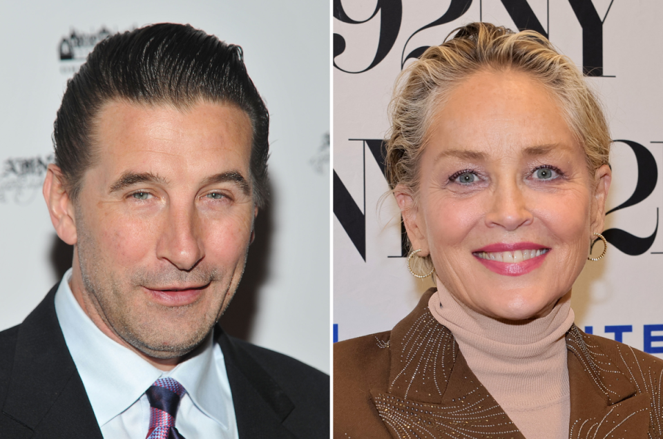 Billy Baldwin and Sharon Stone (Getty Images)