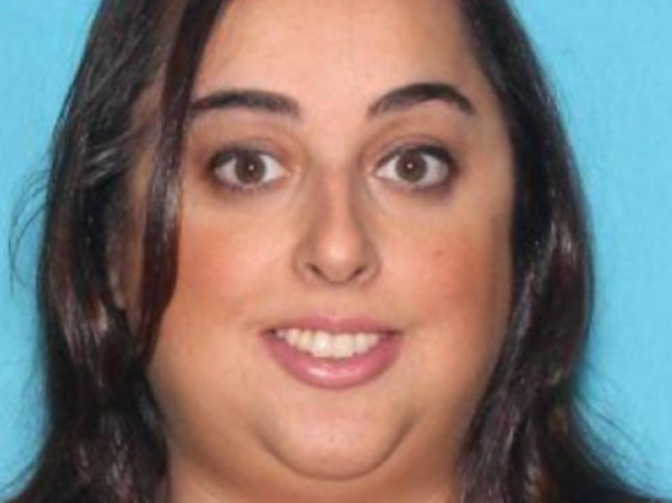 Peaches Stergo, 36, was arrested and charged with wire fraud for allegedly stealing more than $2.8m from a Holocaust survivor she met on a dating app (Department of Justice)