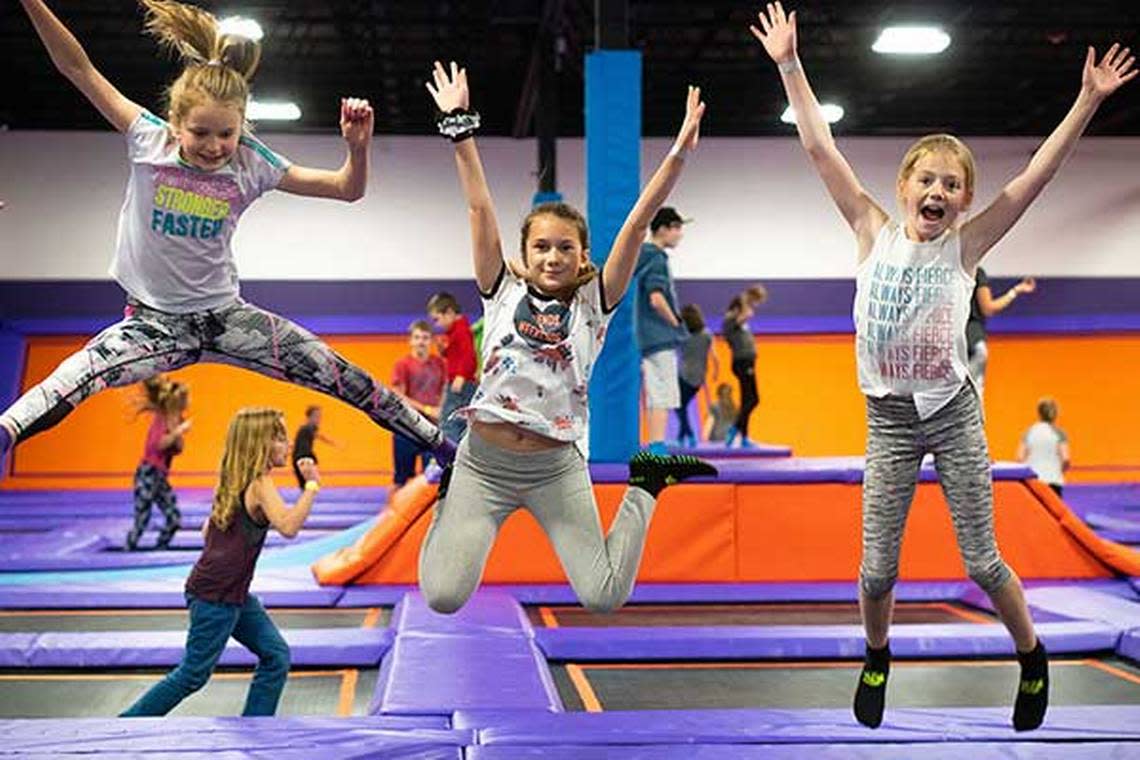 Altitude Trampoline Park offers trampolines, soft play, basketball, dodgeball and interactive games.
