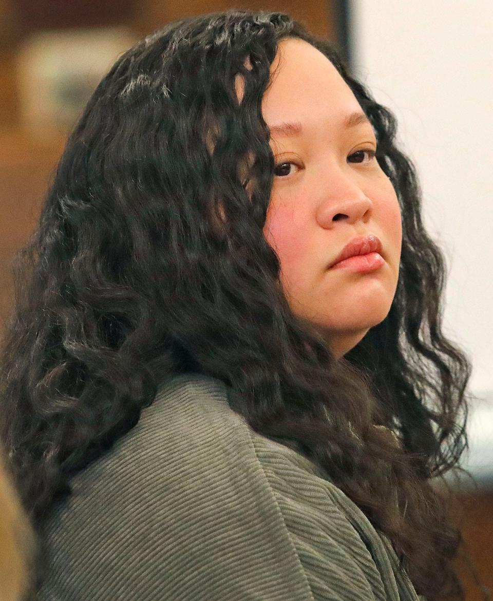 She Feng Hsu.The Dedham Superior Court trial of Shu Feng Hsu of Quincy, charged with the beating murder of her 11 month old niece Chloe Chen in 2018.Monday March 13, 2023 