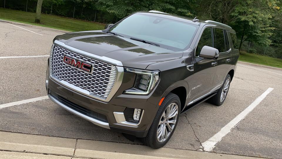 The 2021 GMC Yukon Denali is larger and more roomy than the 2020 model, thanks to a new architecture and independent rear suspension.