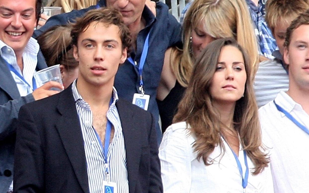 James Middleton with sister Catherine in 2007