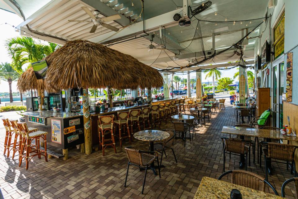 Rafiki Tiki Bar & Grill has great views and fantastic Florribean cuisine.