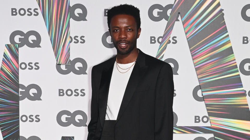 Omari Douglas attending the 24th GQ Men of the Year Awards in London, September 2021