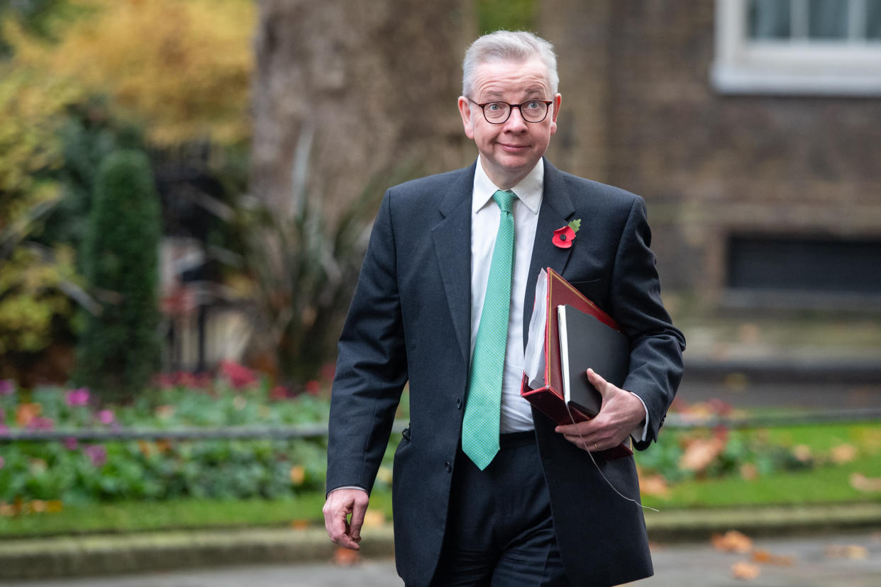 Cabinet Office Minister Michael Gove insisted the Scottish election results showed voters were not ‘agitating’ for a second referendum. (Dominic Lipinski/PA)