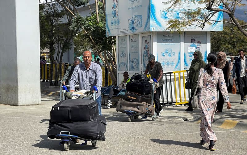 Travellers look forward to family reunions as Ethiopian Airlines resumes flights to Tigray capital, in Addis Ababa