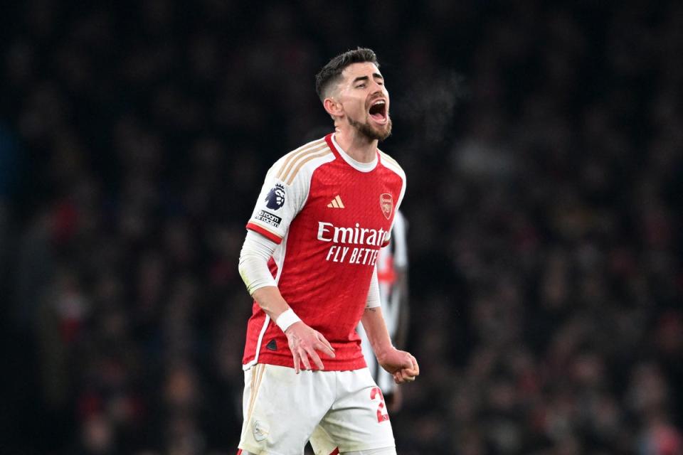 Jorginho was the heart of everything for Arsenal (Arsenal FC via Getty Images)