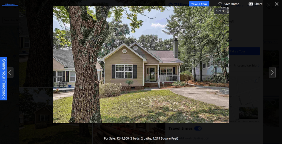 This Rosewood home is selling for $249,500.