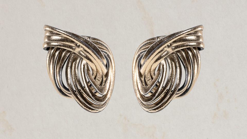 A pair of earrings from Maria Sole Ferragamo's So-le Studio jewelry brand
