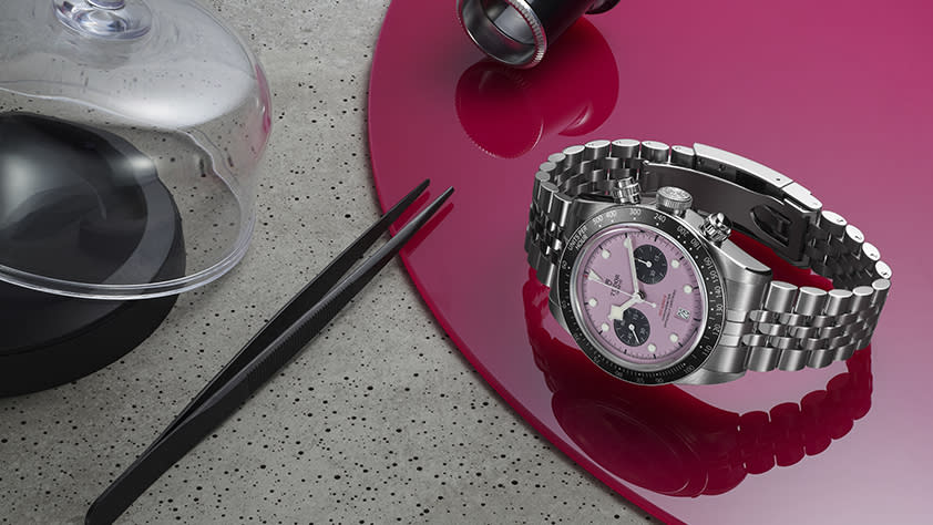  The Tudor Black Bay Chrono in Pink. 