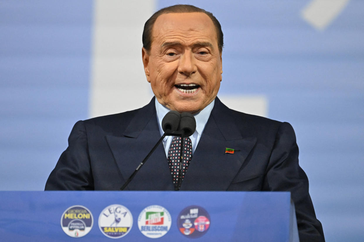 Silvio Berlusconi, ici à Rome en Italie, le 25 septembre 2022. 