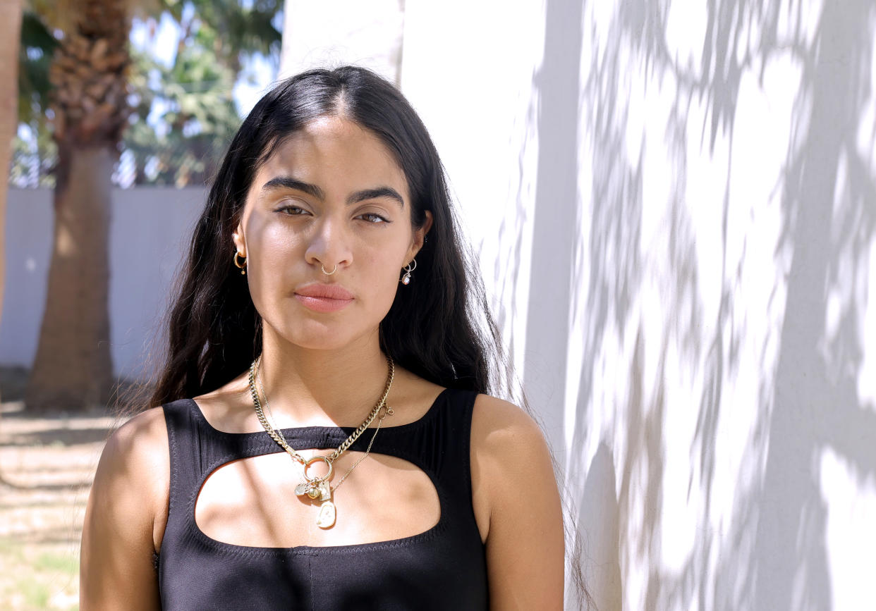 INDIO, CALIFORNIA - APRIL 23: Jessie Reyez attends 2022 Coachella Valley Music And Arts Festival on April 23, 2022 in Indio, California. (Photo by Amy Sussman/Getty Images for Coachella)