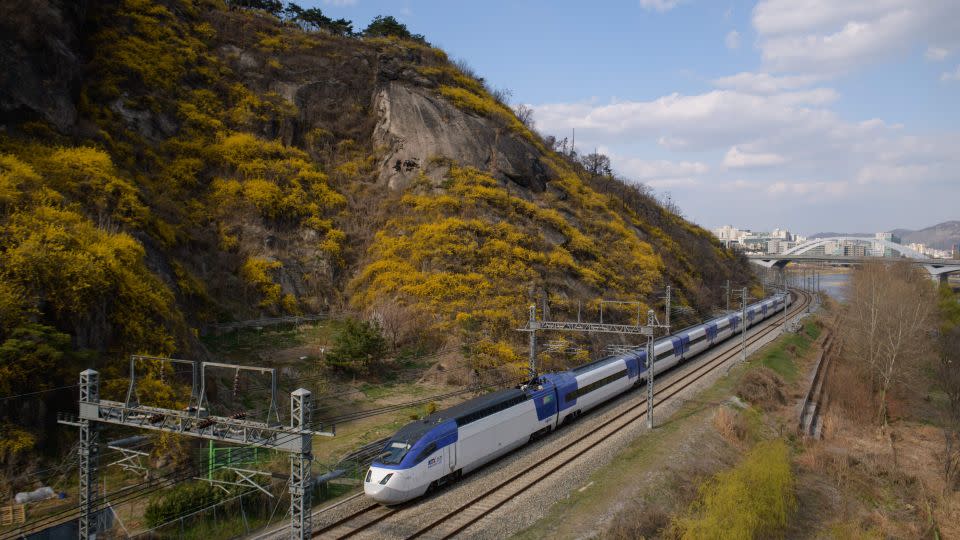 South Korea's KTX trains have halved some journey times. - Ed Jones/AFP/Getty Images