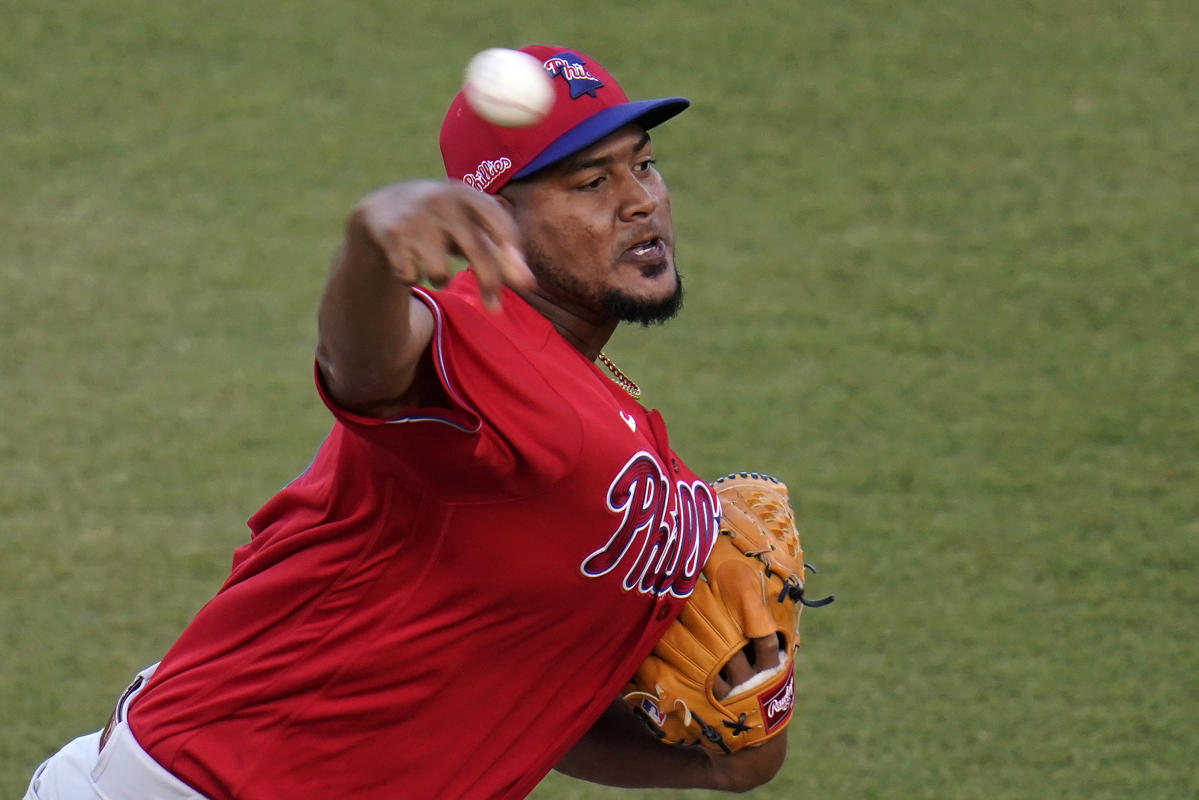 TAMPA, FL - MARCH 07: Philadelphia Phillies pitcher Ivan Nova (47