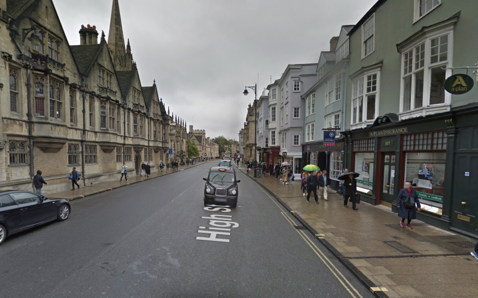 The child was found in Oxford. (Google Maps)