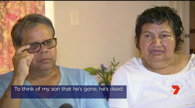 His devastated mother Dawn has pleaded for the driver to turn themselves in. Photo: 7 News