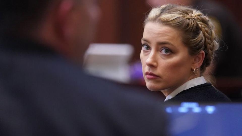 Amber Heard en el tribunal