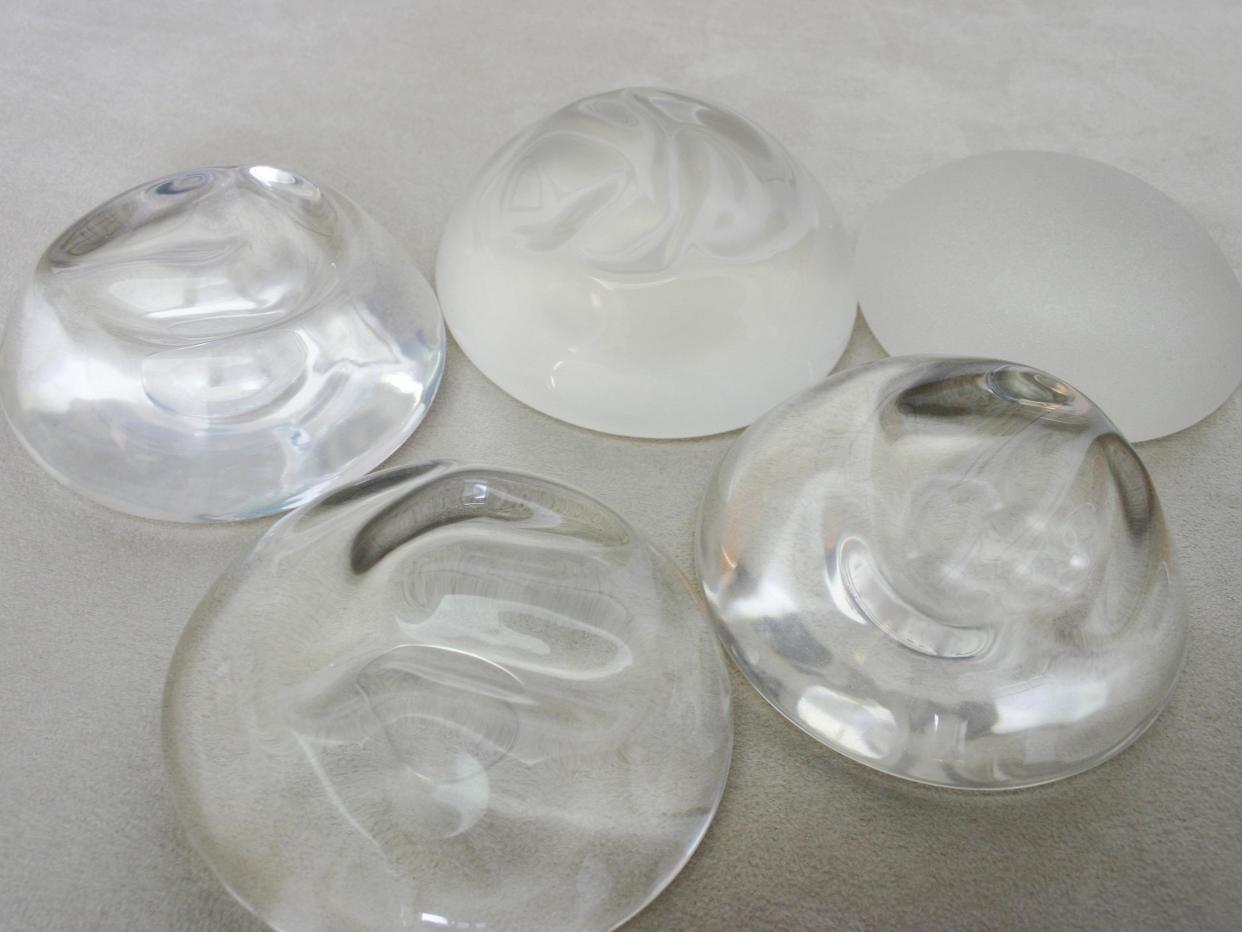 Breast implants of different types: Getty