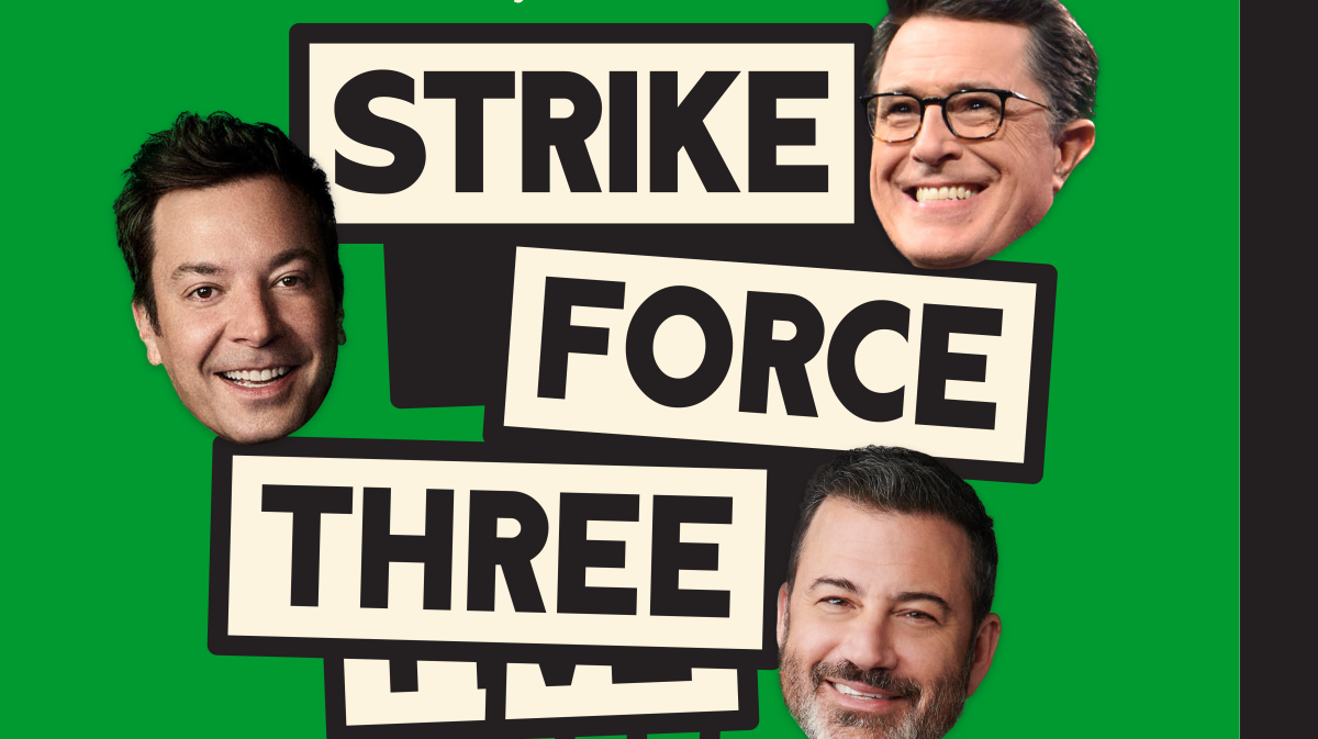 Jimmy Kimmel Jimmy Fallon Stephen Colbert Cancel ‘strike Force Three