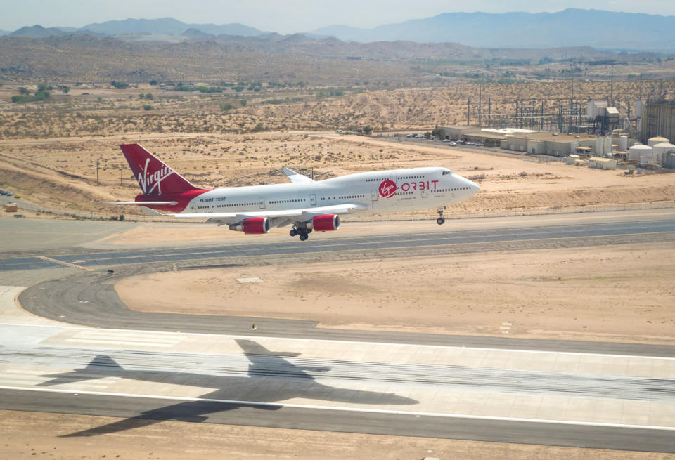 Today, Virgin Orbit announced that Cosmic Girl, its modified Boeing 747-400