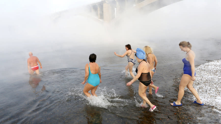 Winter Swimming In Siberia: The World's Most Daring Swim Club