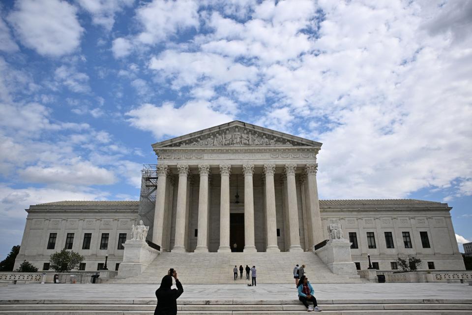 The US Supreme Court is seen in Washington, DC, on October 9, 2023. (Photo by Mandel NGAN / AFP) (Photo by MANDEL NGAN/AFP via Getty Images) ORIG FILE ID: AFP_33XV74D.jpg
