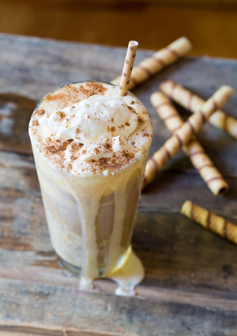 Pumpkin Ice Cream Float