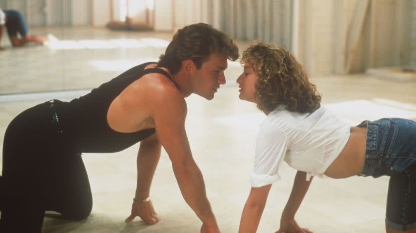 CA.Dirty.0819.HO.Q––Patrick Swayze and Jennifer Grey in "DIRTY DANCING" 1987Photo/Art by:Handout