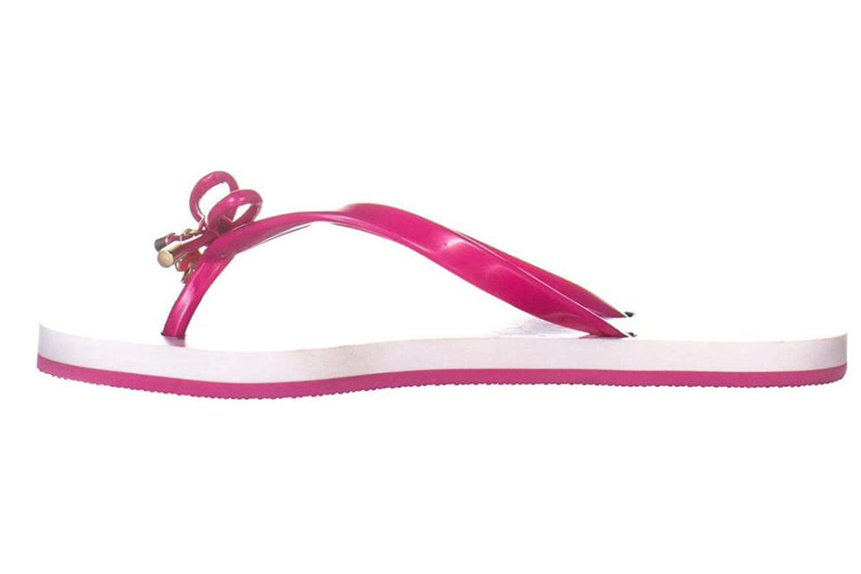 kate spade new york, pink flip flops