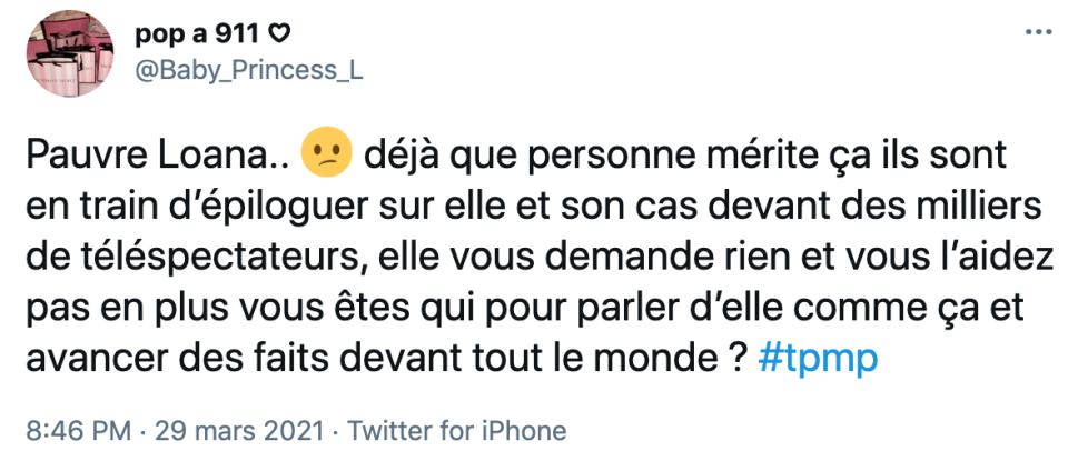 Après l’overdose de Loana, un invité de TPMP choque la Toile 