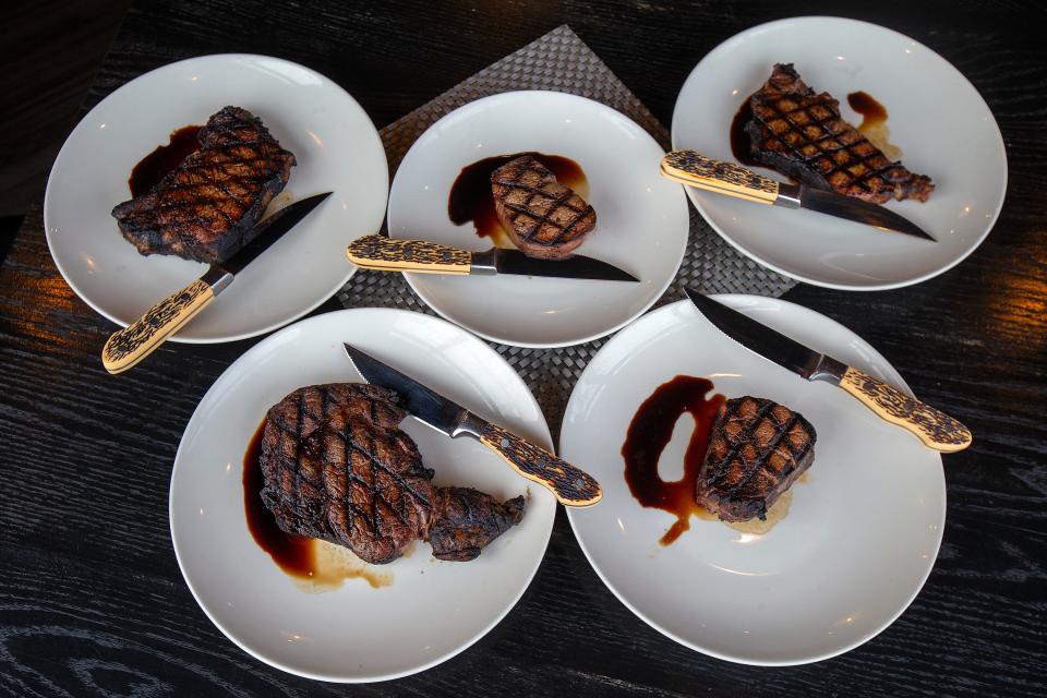 Neil West, owner of Rare in Bradley Beach, features a selection of ribeyes, filet mignons and New York strip steaks.